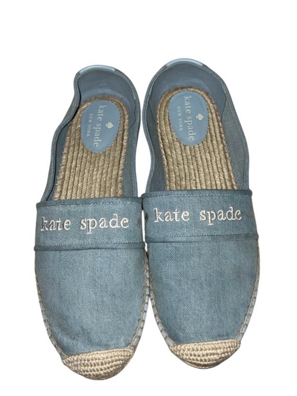 Kate Spade Piper Denim Espadrille Sz 10B